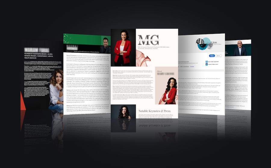 asset mock up black blur